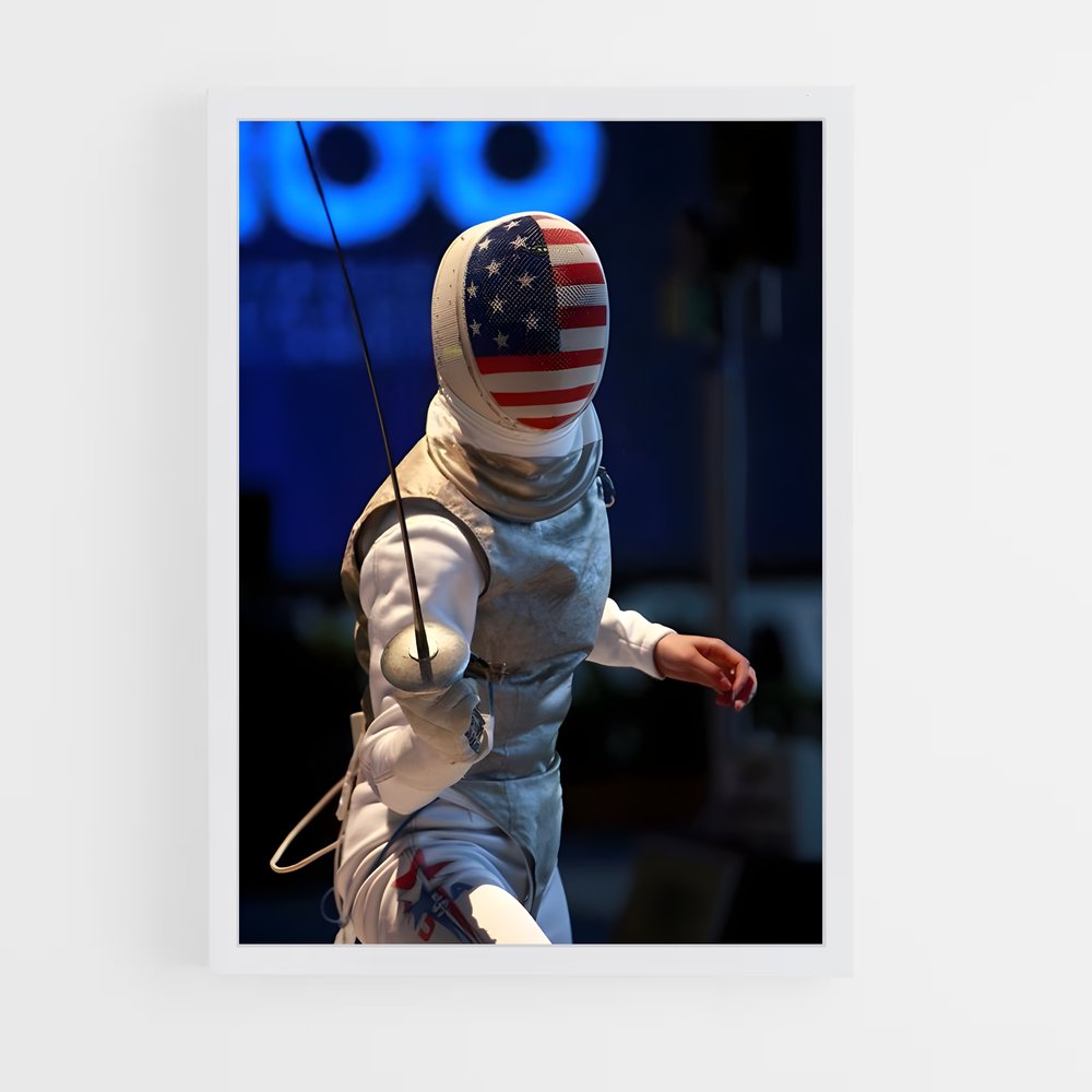Poster L'Épreuve du Sabre – affiche Escrime (vue 3)